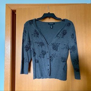 White House Black Market 3/4 Sleeve Cardigan